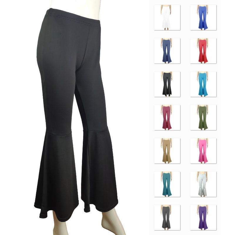 Frühlings Klassische Tanz Übungshosen Kunstprüfung Weitbeinige Schlaghosen Damen Bodyshirts Latein Tanz Freizeit Hosen