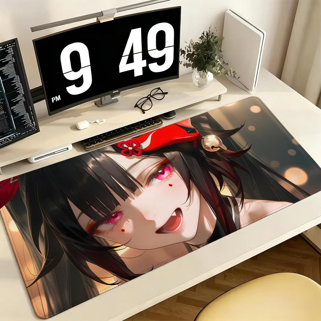 Honkai Star Rail Sparkle Pro ESports Gaming Mousepad Extra Large NonSlip Stitched Edge Keyboard Laptop Desk Mat For Pc Gamer