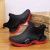 Zapatos de Lluvia para Hombre Impermeables, Antideslizantes y Resistentes al Desgaste Botas de Lluvia Cortas Zapatos de Goma para Pesca Zapatos de Agua para Cocina