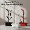 Creative Tree Shape Jewelry Rack with Base Multifunctional Jewelry Display Stand Ring Necklace Bracelet Organizer Tabletop