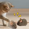 2 Pezzi Giocattolo da Masticare per Gatti Interattivo Realistico Topo Squittente Giochi per Animali Domestici Giocattolo da Masticare per Gattini per Simulazione di Caccia Graffiare Mentale