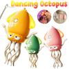 Electric Induction Dancing Octopus Toys for Baby Obstacle Avoidance Crawling Interactive Simulation Squid with Music and Lights