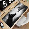 Galaxy Moon Snow Wolf Small Mouse Pad Gaming Mousepad PC Gamer Mouse Mat XXL Computer Pad Keyboard Mat Desk Pad Laptop Mausepad