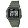 CASIO 50m waterproof Quartz resin strap men and women same style gray dial W-217H-3AVDF