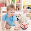 Adorable Bouncing Pig Toy With Plush Fabric And Soothing Music For Baby Toddlers