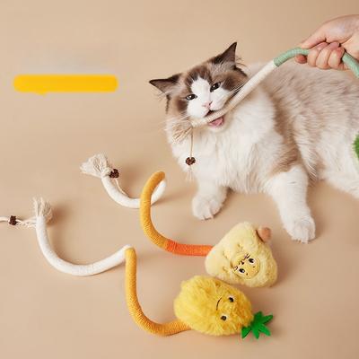 Cat and Dog Bite Rope Toy a Self Soothing Toolfor Relieving Boredomgrinding Teethenduring Bites Consuming Energyteasing Catstick