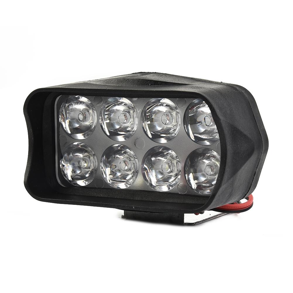 Motorcycle Headlight Light 6000K 1200LM 12W 80x50mm Replacement Driving