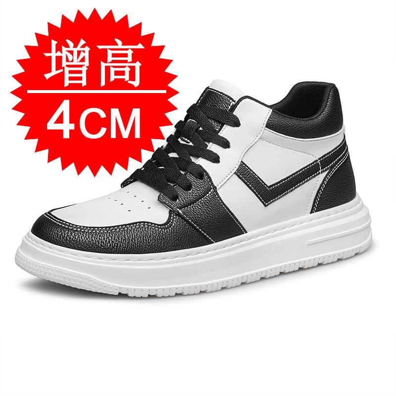 Invisible inner heightening men's shoes 8cm breathable British platform trendy sports shoes heightening shoes 6 medium casual board shoes