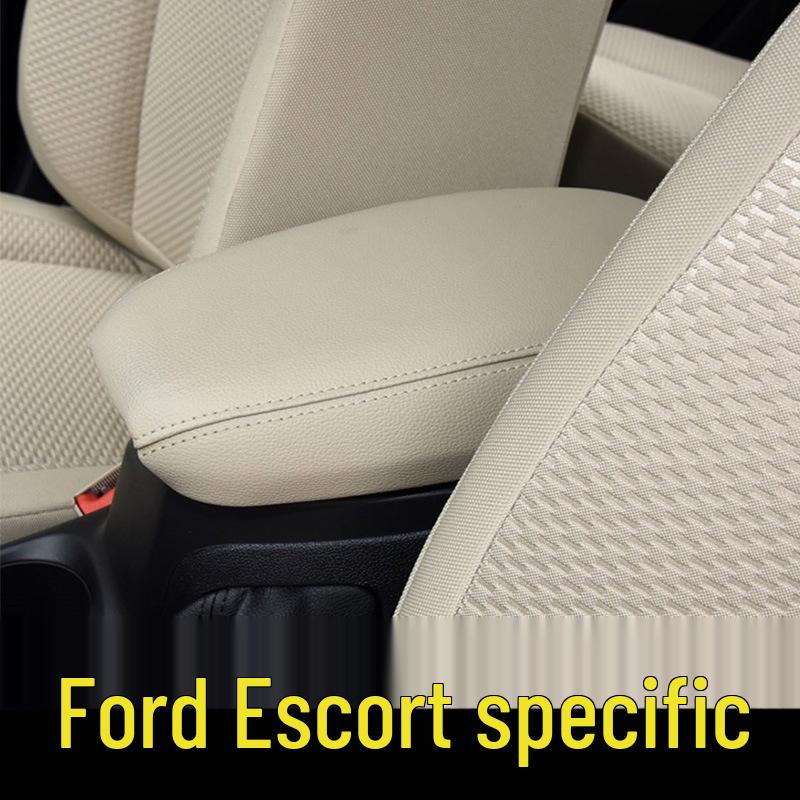 Leather Armrest Box Cover for Ford Focus 2015-2020