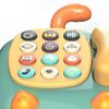 Baby Phone Toy Cartoon Sound Light Parent Child Interactive Educational Cute Cat Face Telephone Toy