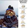 1Pc Lion'S Majestic Gaze Flannel Blanket, Soft And Comfortable, Casual Warm, Camping Travel, Christmas, Halloween Xmas Gift. G151
