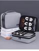 Double-layer Electronics Storage Bag for Cables, Chargers, Earphones, USB Drives, Mouse, Hard Drives, and Power Banks