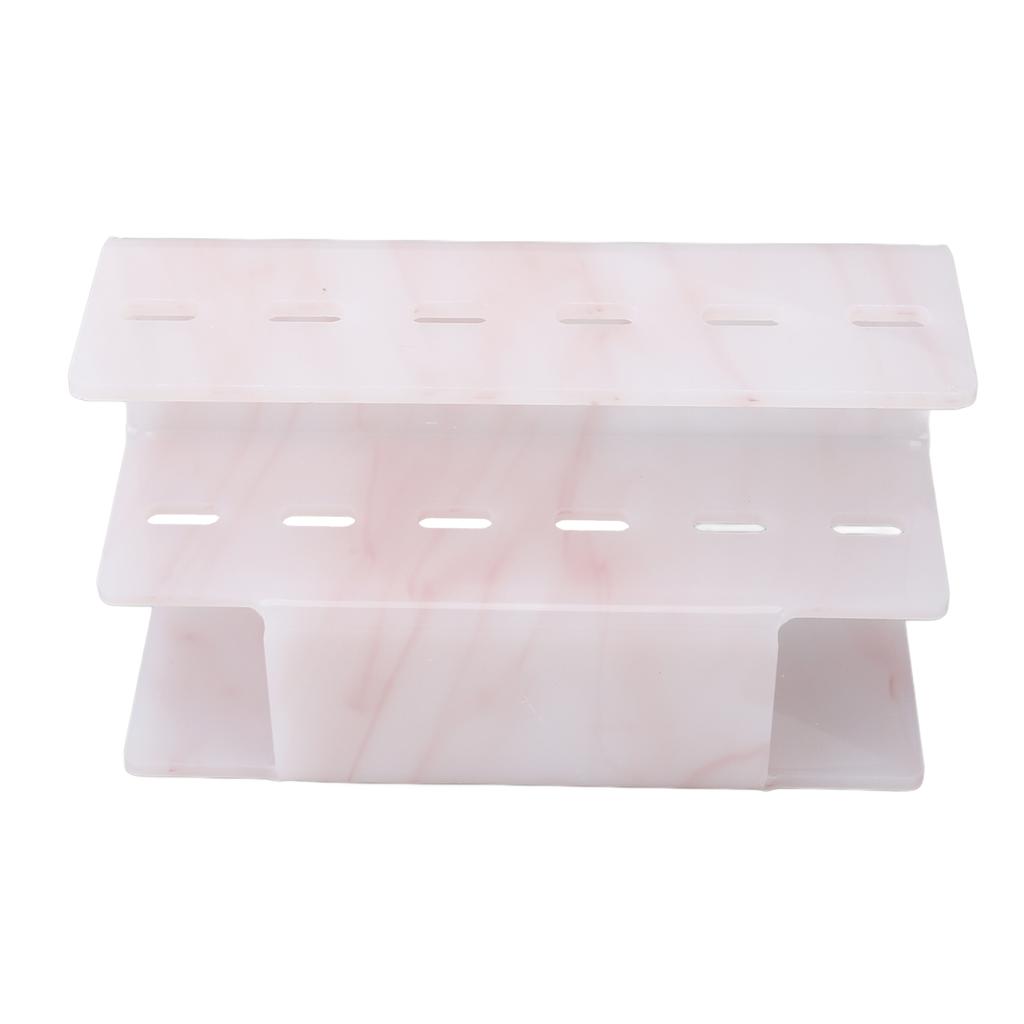 Pinzetten-Organizer-Rack mit 6 Löchern, platzsparender Pinzetten-Aufbewahrungsständer aus Kunststoff für den Schönheitssalon