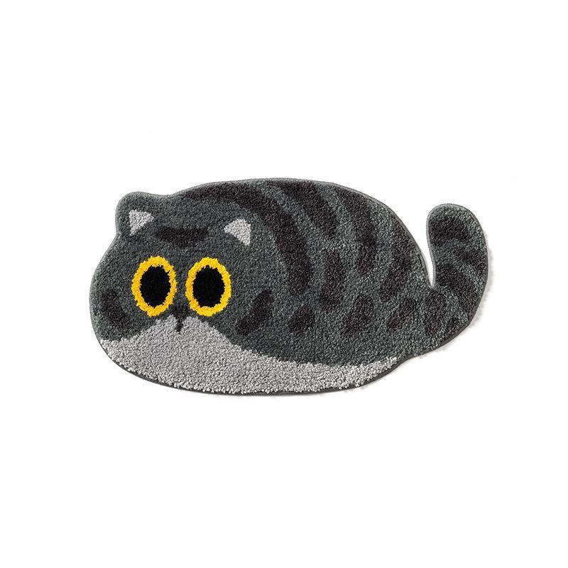 Cartoon Absorbent Mat Cute Goose Toilet Non-slip Absorbent Mat Household Toilet Door Bathroom Carpet