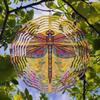 10 Inch Hanging Wind Spinner with 360 Degree Hook for Balcony Garden Decor Spring Summer Outdoor Decoration