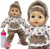 MarioToys Doll Baby Talks and Sings In Polish Closes Its Eyes 45 Cm + Pacifier + Bottle