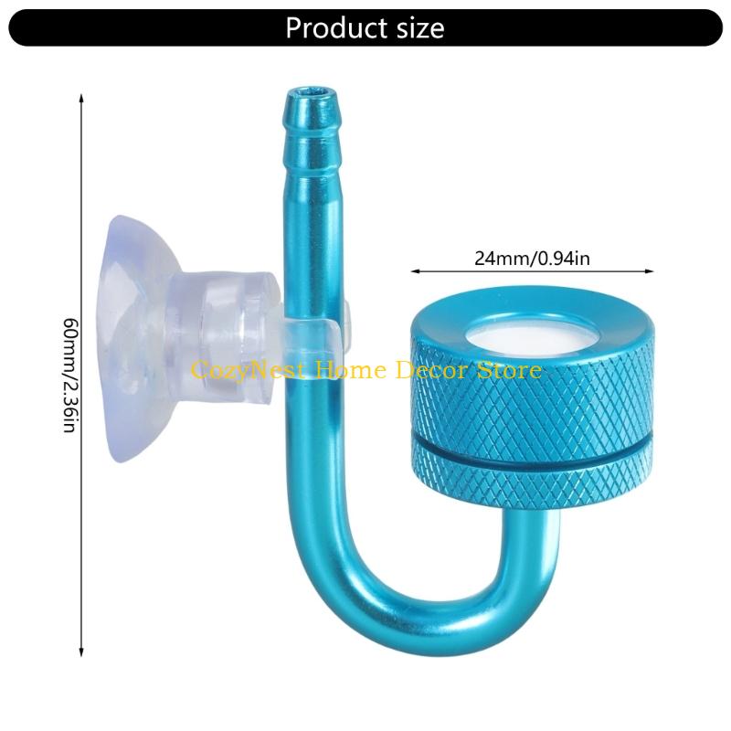 92MF Professional CO2 Dissolver Solubility Diffuser For Fish Tanks With Anti Clog Nozzle And Ergonomic Seal Technology