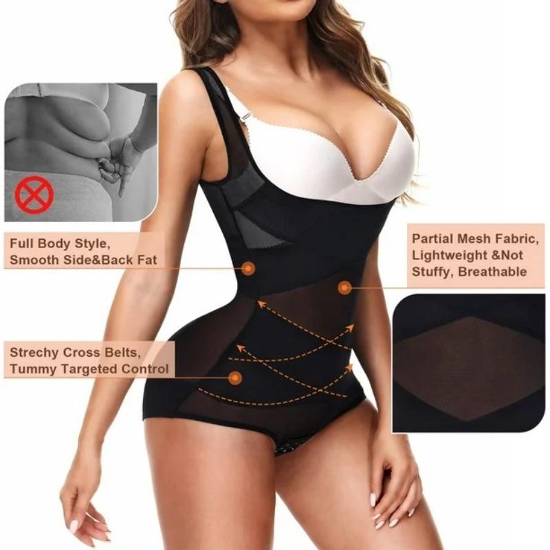 Plus Size Thin Butt Lifting Tummy Control One Piece Bodysuit Shapewear