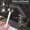 Universal Dual-Mode Rotating Faucet Mechanical Arm Wash Basin Kitchen Bathroom Hot And Cold Household Basin Wash Basin Wash Up