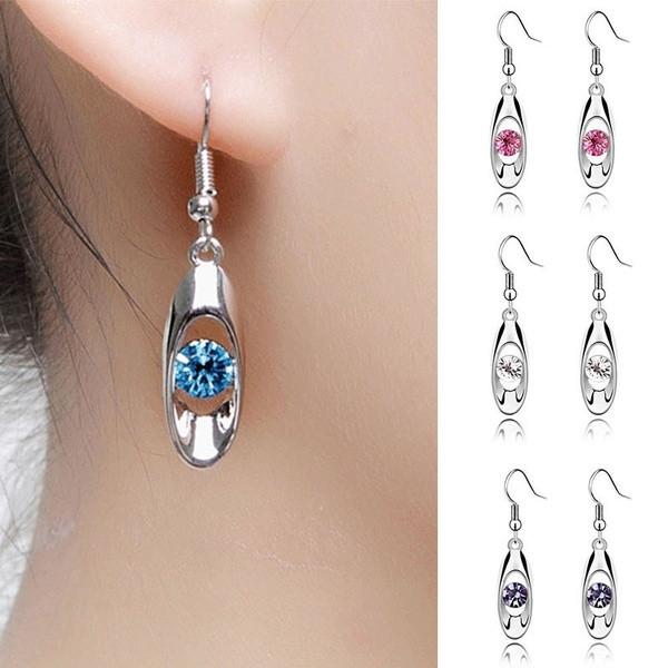 Oval Drop Water Shaped Eardrop Jewelry Women Fashion Earrings Gift Lightweight