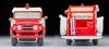 Tomytec Tomica Limited Vintage Scale Nissan Patrol Fire Engine with Complete Model 336556 1/64 LV-31c Figure,