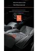 Nappa Leather Full Surround Seat Cushion Set for Five-Seat Cars, Universal Four-Season Car Seat Covers