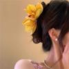 Beautiful Simulation Orchids Flower Claw Clip for Women Enhances with Life Like Flower Designs for Music Festival