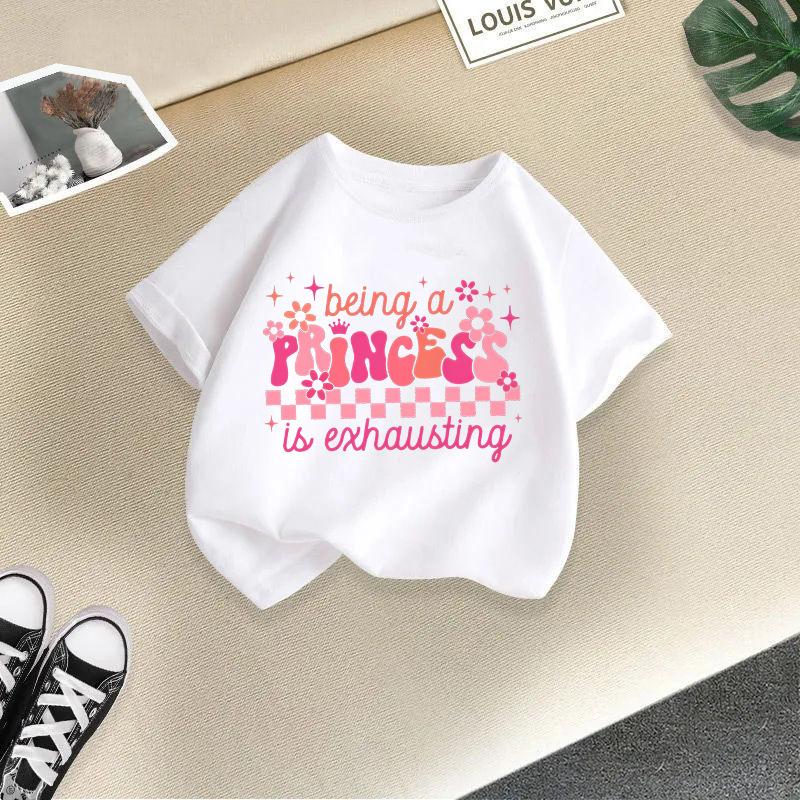 Children T-shirt Cute Animals Printed Kids 100% Cotton Tops 2-13Y O-Neck Short-sleeve T-shirt