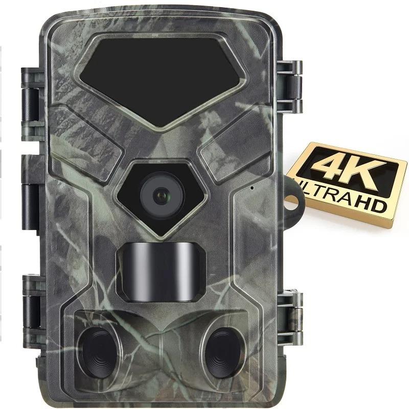 1080P 16MP Hunting Trail Camera with Night Vision IP56 Waterproof 0.5s Trigger Time Photo Trap for Wild Camera Use