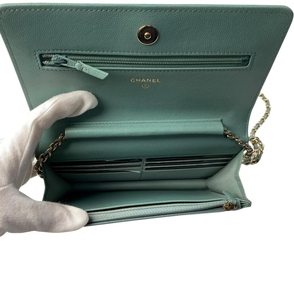Used CHANELShoulder Bag Green system Women