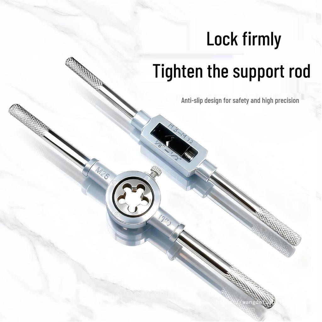 Metric M3-M12 Tap and Die Set for Manual Thread Repair & Automotive Use