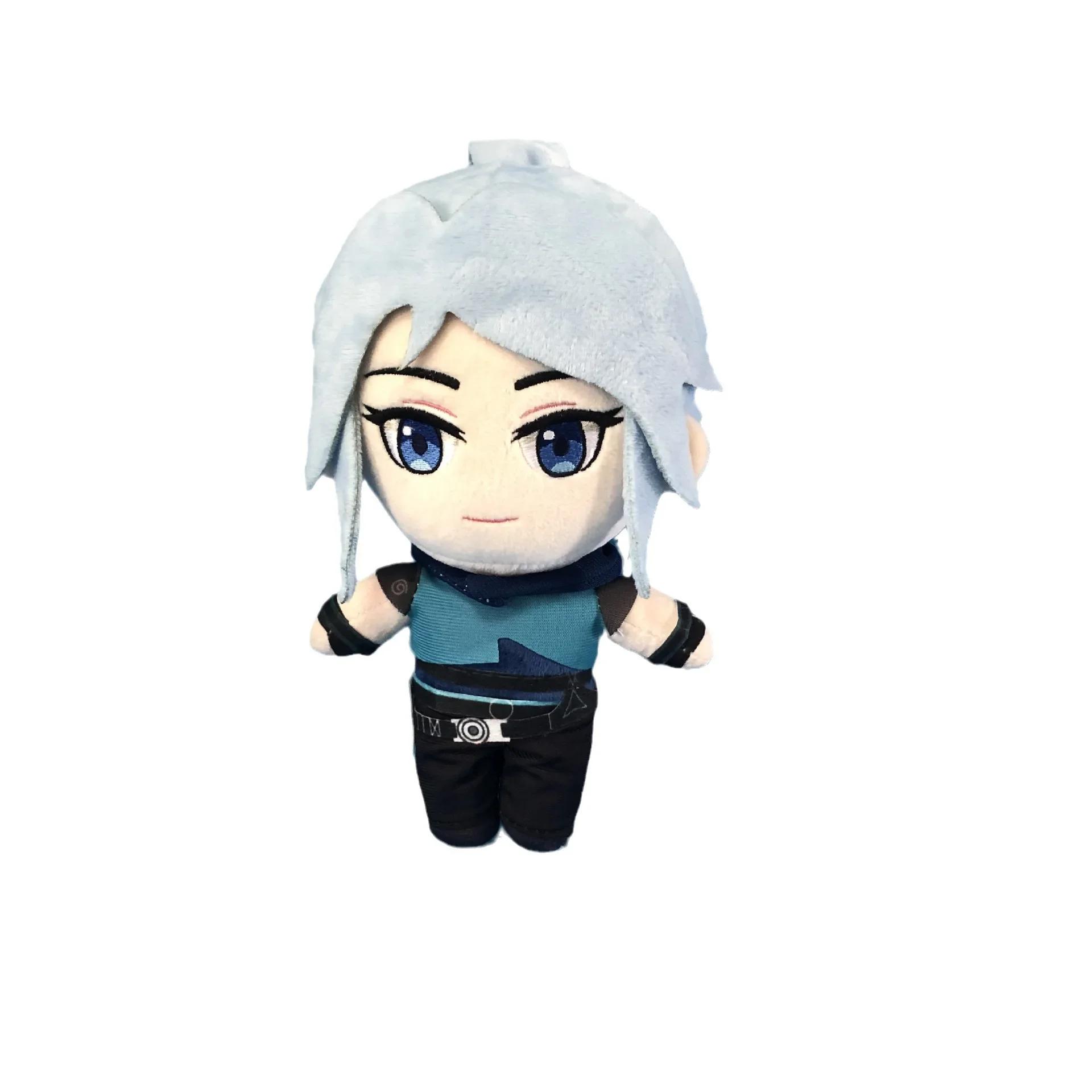 

Game Valorant Plush Toys Agents Jett Plushie Dolls Game DUELIST Stuffed Figure Home Sofa Peluche Pillow Kids Christmas Gifts