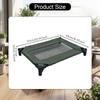 Bed PU Leather Non Slip Feet Detachable Breathable Pet Cot for Small Dogs Bedroom