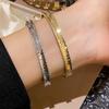European and American Sparkling Geometric Bracelets, Light Luxury, High-end Fashion Bracelets