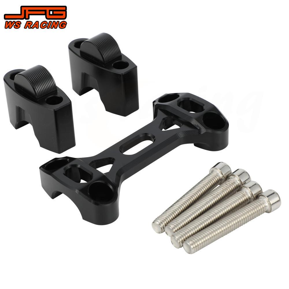 Handlebar Riser Mount For KLX Motorcycles Accessories 22mm CNC Handle Bar Riser Clamp Mount For Kawasaki KLX 110 110L Dirt Bike