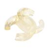 Chanel Brooch Clear Acrylic Women
