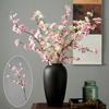 Durable Decorative Realistic Floral Artificial Cherry Blossom DIY Vase Arrangements Fake Cherry Blossom Silk Flower Home Decor