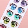 Doll Educational Toys Cartoon Eyes Stickers Clay Decals Face Organ Paster Love Cute Sticker