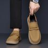 Mode Klassiska Herr Casual Läderskor Herr Stilfulla Loafers Sommar Lädersneakers Handgjorda Latskor Ny Ankomst Man Skate Skor