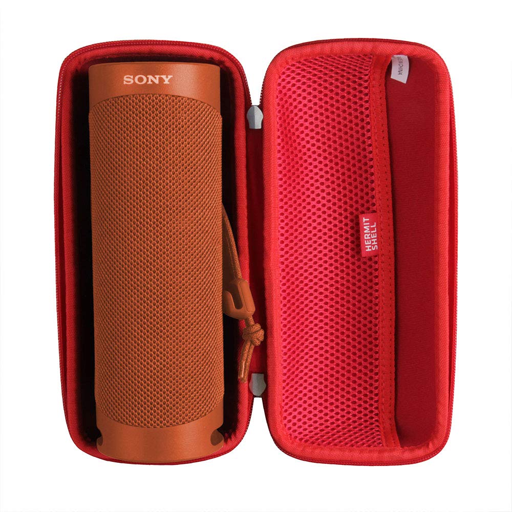 Hermitshell Storage Case for Wireless Portable Speaker SRS-XB23 (Red)