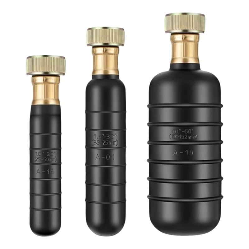 

3Pcs Drain Cleaning Bladders Rubber Drain Cleaner Kitchen Plumbing Hair Clog Remover Fits 1 To 6inch Drain Pipe 1