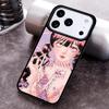 Cartoon Girl illustration Phone Case For iPhone 17 16 15 14 13 12 11 Pro Max Plus 17Air Soft Silicone Cover