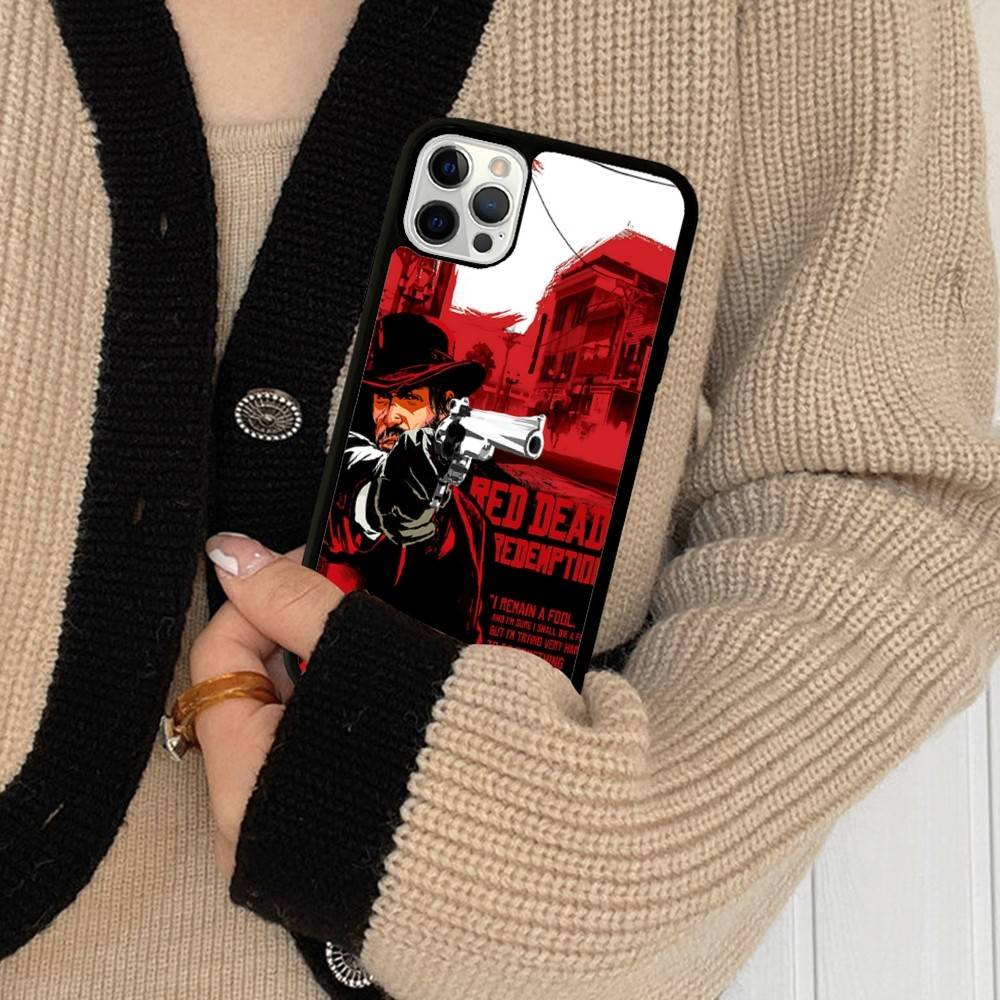 Game Red Dead R-Redemption Phone Case For IPhone 17 16 Pro Max Air 13 12 Mini 14 15 Plus 11 PC+TPU Back Cover