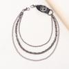 Catena per Cintura Punk Metal per Uomo Donna Retro Hip Hop Accessorio Vita Gioiello Metallico Resistente