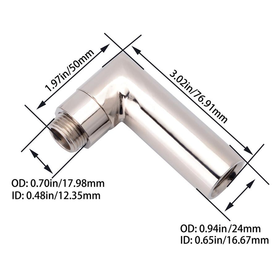 Universal O2 Oxygen Sensor Extender Spacer 90 Degree Angled 02 Bung Extension M18 X 1.5 CEL