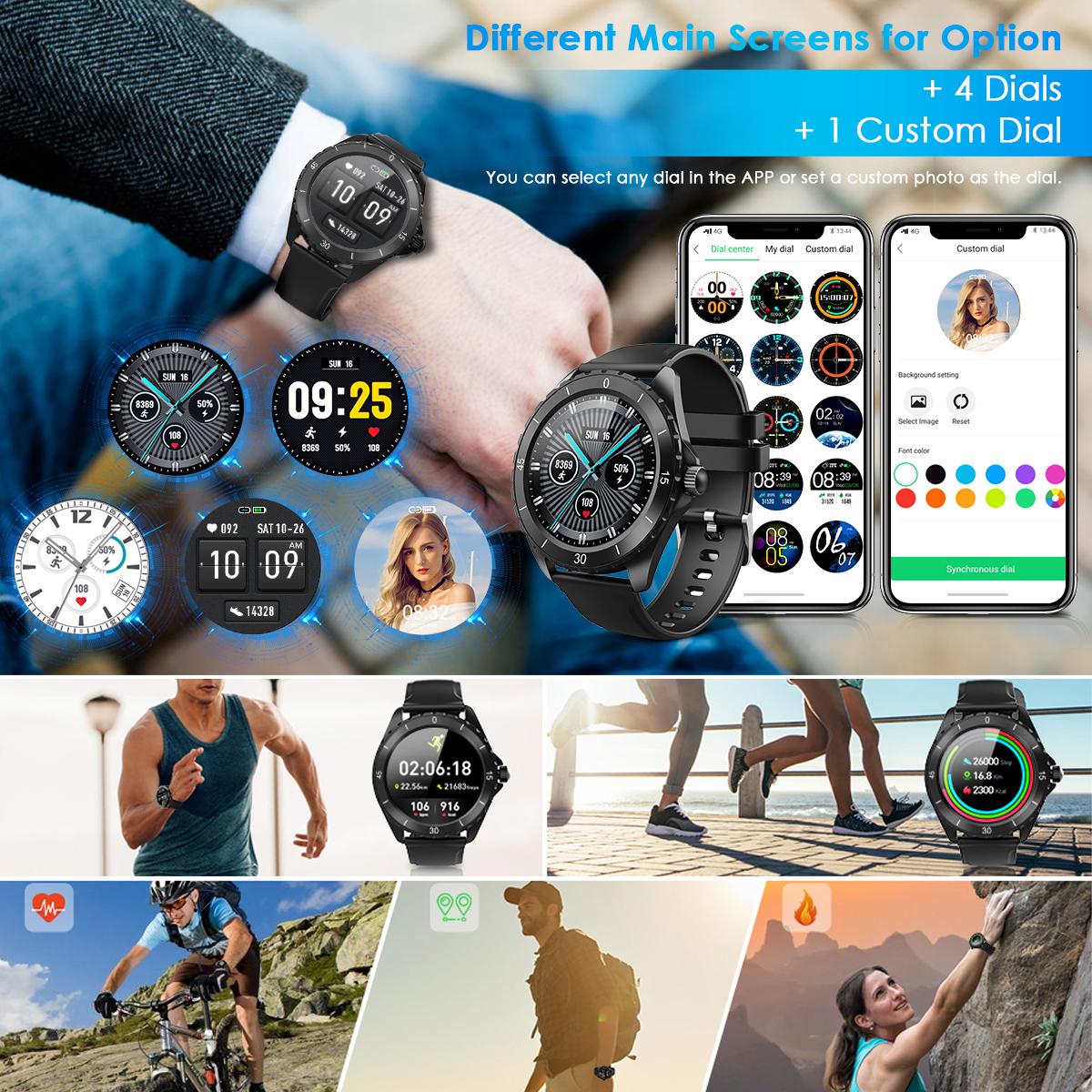 Elegiant Pulsera Reloj Inteligente Elegiant Reloj Inteligente Elegiant