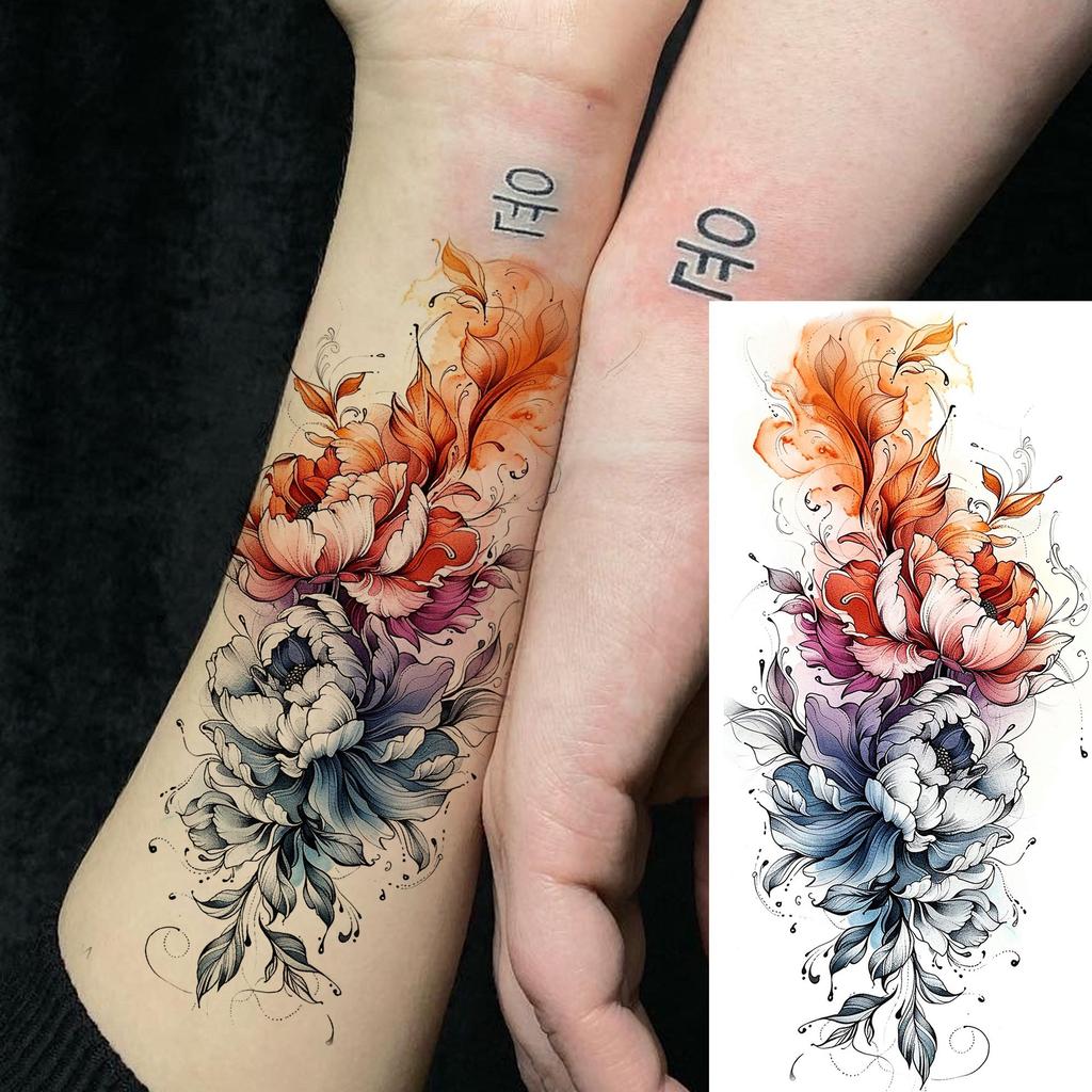1 Blatt Realistische Fliegende Phönix Drachen Temporäre Tattoos Für Männer Frauen Erwachsene Langanhaltend Wasserdicht Temp Fake Tattoo Aufkleber