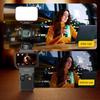 LED Video Light for Pocket 3 Action Camera Portable Type C Rechargeable Auxiliary LED Fill Light Adjustable Brightness