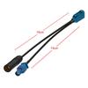 Bingfu Car Stereo Head Unit FM AM Radio Satellite Radio Antenna Adapter Wire Fakra