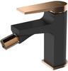 Midnight Black/Gold Free-Standing Bidet Tap + Click-Clack Stopper